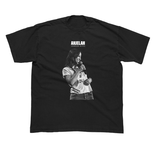 Anjelah Photo Tee - Black