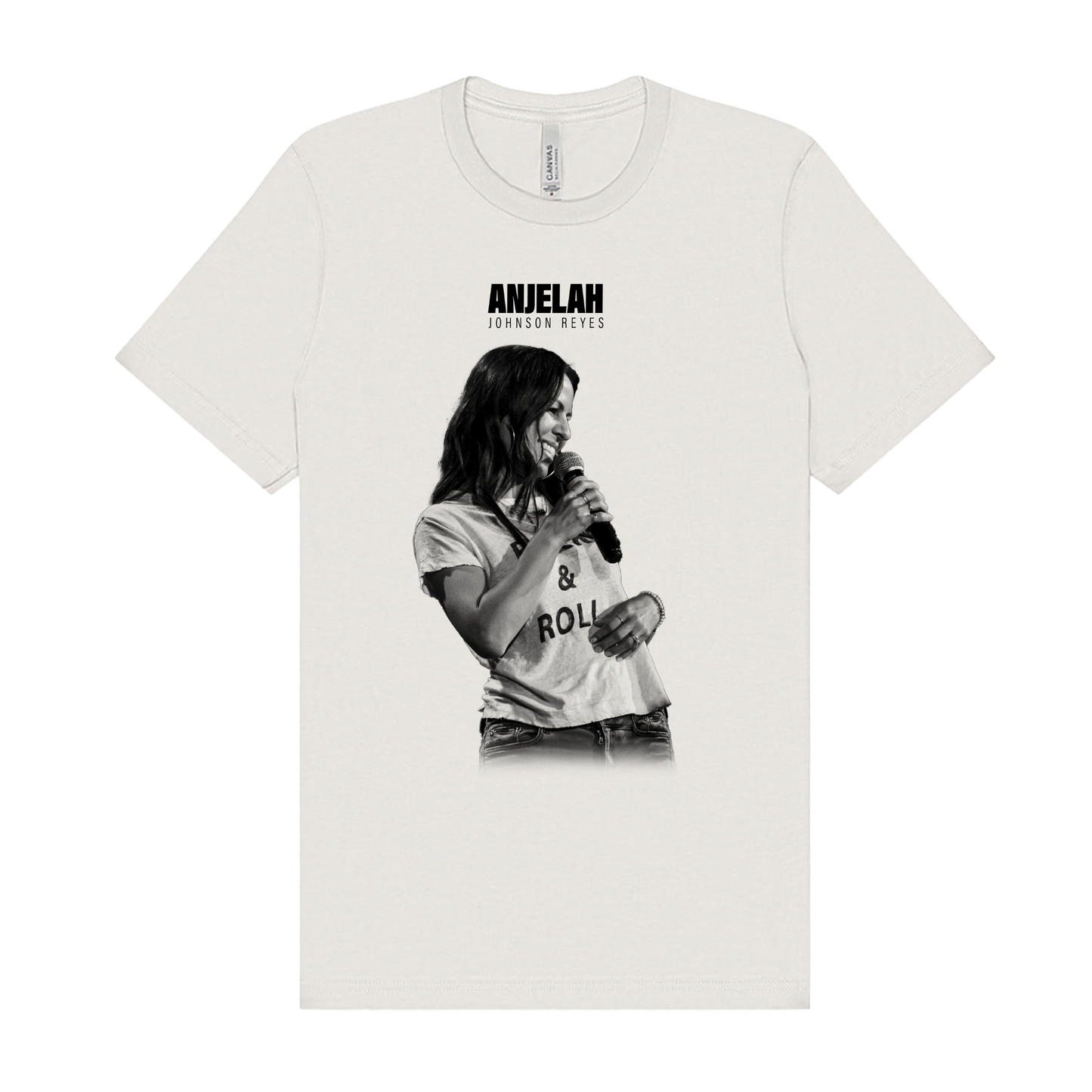 Anjelah Photo Tee - White
